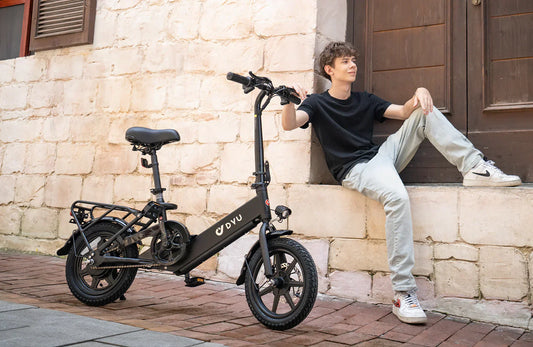 DYU C3 14″ Portable Mini E-Bike – City Riding Made Compact