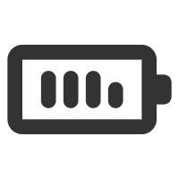 Icon showing DAMAXED e-bike's battery design.